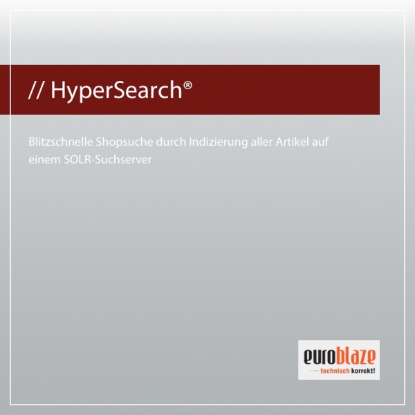 HyperSearch® Such- und Filter-Modul für OXID eShop  