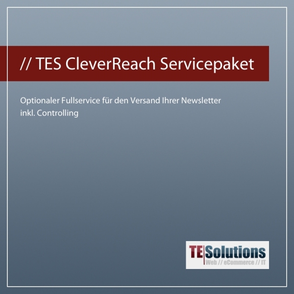 TES CleverReach Servicepaket 